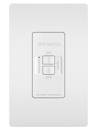 Pass & Seymour 20-Amp 125-Volt Dead Front Self Testing GFCI, White