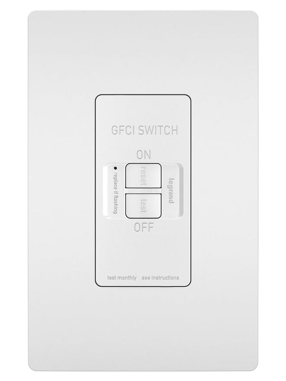 Pass & Seymour 20-Amp 125-Volt Dead Front Self Testing GFCI, White