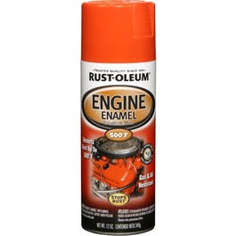 Engine Spray Enamel, Chevy Orange, 12-oz.