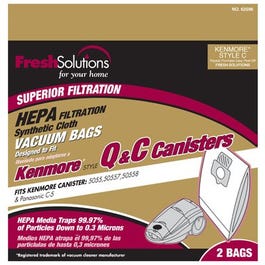 Vacuum Cleaner Bags, Q & C Style, 2-Pk.