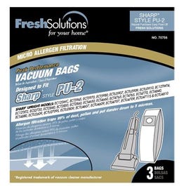 Vacuum Cleaner Bags, PU-2 Style, 3-Pk.