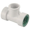 Underground Sprinkler Tee, 1/2 PVC Lock x 1/2 PVC Lock, x 1/2-In. FPT