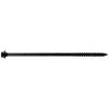 TimberTite Wood Screws, Black Ceramic, 1/4 x 6-In. 10-Pk.
