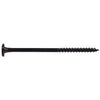 LumberTite Wood Screws, Star, Black Ceramic, 1/4 x 6-In., 12-Pk.