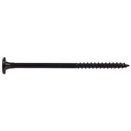 LumberTite Wood Screws, Star, Black Ceramic, 1/4 x 6-In., 12-Pk.