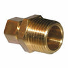 Adapter, Brass, Compression, Male, 3/8 x 1/2-In.