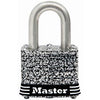 Weatherproof Laminated Keyed Padlock, Stainless Steel, 1.5-In.