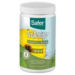 Truamino Hydroponic Nitrogen Plant Fertilizer, 15-0-0 Formula, 1-Lb. Granules