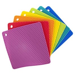 Trivet, Square, Silicone, Assorted Colors