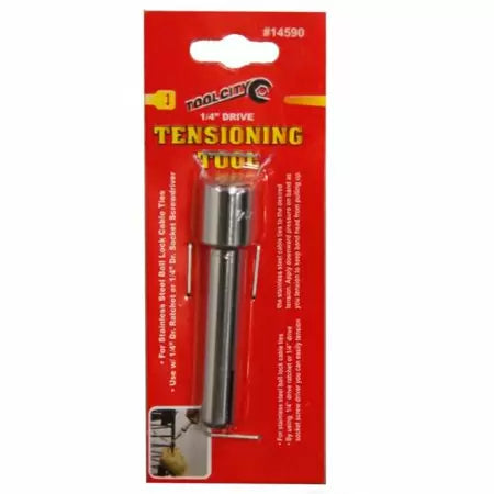 Tool City  Releasable Tie Tensioning Tool 1/4 L in. for 1/4 in. Ratchet (1/4, White)