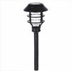 Four Seasons Courtyard Stainless Steel Solar Led Path Lights 5 Lumens (1 Pack, Black)