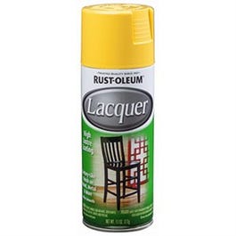 Specialty Spray Lacquer, Yellow Gloss, 11-oz.