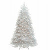 Artificial Pre-Lit Christmas Tree, 500 Clear Lights, Dunhill White Fir, PVC, 7-Ft.