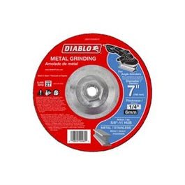 Metal Grinding Disc, 7 x 1/4 x 5/8-11-In.