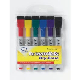 Rewriteables Dry Erase Markers, 6-Pk.