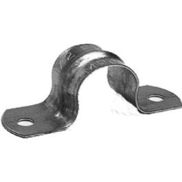 Electrical Metallic Tubing Strap, Steel, 2-Hole, 2-In.