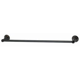 Vintage Towel Bar, Brushed Bronze, 24-In.