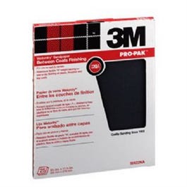 Silicon Carbide Sandpaper, Wet/Dry, 120-Grit, 9 x 11-In., 25-Ct.