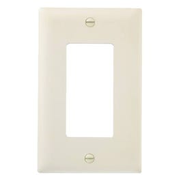 Wall Plate, Decorator Opening, Almond Nylon, 10-Pk.