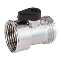 Landscapers Select Hose Shut-Off Valve, 3/4 in, Female Zinc Body, Silver (3/4)