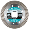 Makita X‑LOCK 4‑1/2 Turbo Rim Diamond Blade for Masonry Cutting