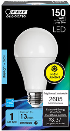 A21 5000K LIGHT BULB