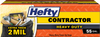 Hefty Contractor Extra Large Trash Bags Gray, 45-Gal., 22-Ct. (45 Gallon, Gray)