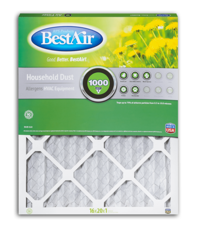 BestAir® B1-1620-8-12 Pleated Filter Merv 8