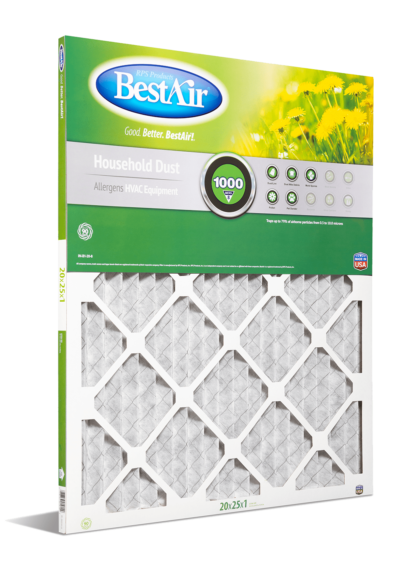 BestAir® B1-2025-8-12 Pleated Filter Merv 8 (20