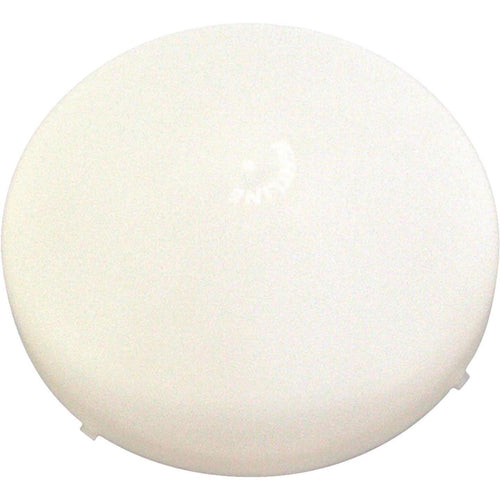 United States Hardware 8-1/4 In. White Mobile Home Exhaust Fan Cover