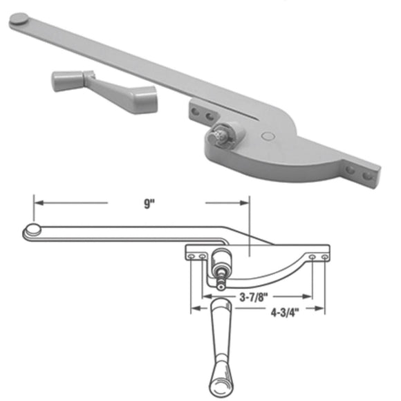 Prime-Line Right Hand Teardrop Type Casement Operator