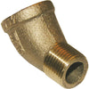 Lasco 1/4 In. FPT x 1/4 In. MPT 45 deg Brass Street Elbow