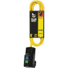 Yellow Jacket 6 Ft. 14/3 Yellow Right Angle GFCI Extension Cord