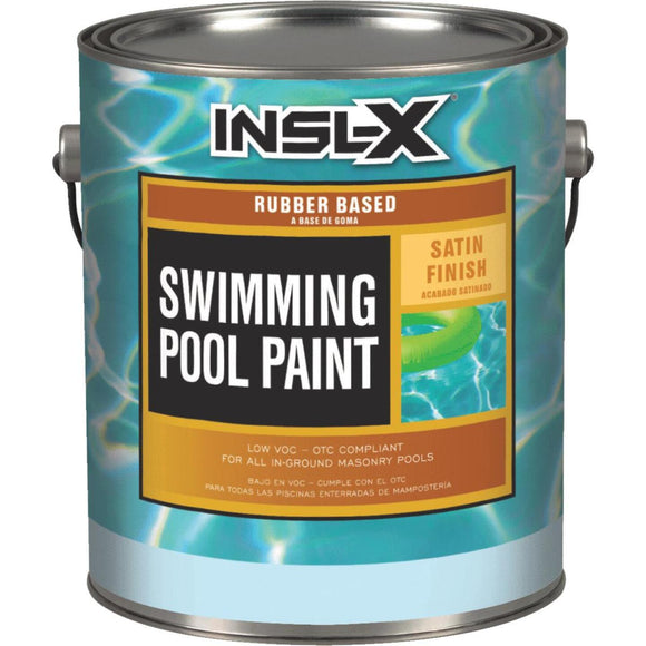 Insl-X 1 Gal. Ocean Blue Satin Rubber Based Pool Paint