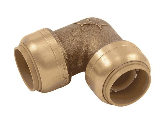 SharkBite Brass Push 90-Degree Elbow