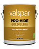 Valspar® Pro-Hide® Gold Ultra Interior Self-Priming Paint Semi-Gloss 1 Gallon Tint White (1 Gallon, Tint White)