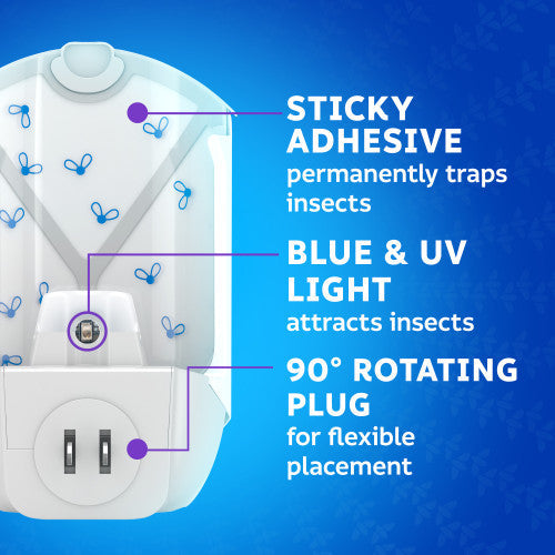 Zevo Flying Insect Trap Refill Cartridges, Fly Trap, Fruit Fly Trap