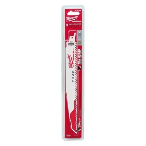 Milwaukee 9 5 TPI The Ax™ Sawzall® Blade (5 Pk) (9 5 TPI)