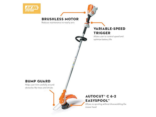 STIHL FSA 60 R Trimmer (13.8 in. Cutting Width)