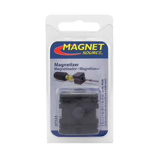 Master Magnetics Magnetizer/Demagnetizer for Screwdriver (1'' L x 1'' W, Black)