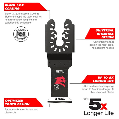 Diablo Demo Demon™ Universal Fit Bi-Metal Oscillating Blade for General Purpose Cuts (3/8)