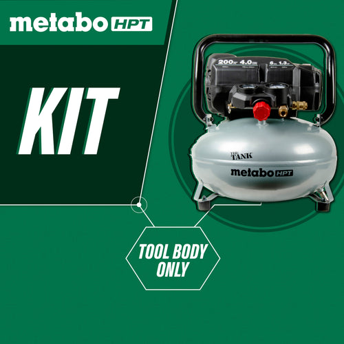 Metabo HPT THE TANK™ 6-Gallon High Capacity Pancake Air Compressor