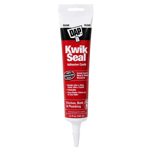 Dap Kwik Seal® Kitchen & Bath Adhesive Caulk (5.50 FL OZ, Almond)