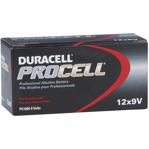 Duracell ProCell 9V Alkaline Battery (12-Pack)
