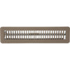 Home Impressions 2-1/4 In. x 14 In. Brown Steel Floor Register