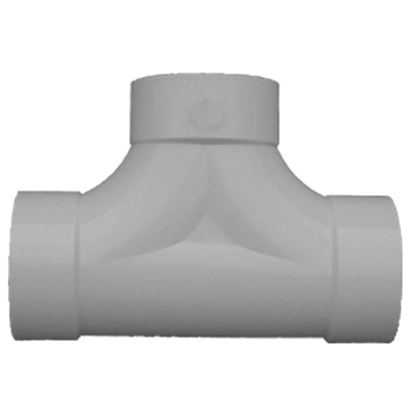 IPEX 4 In. PVC Sewer and Drain Two Way Tee
