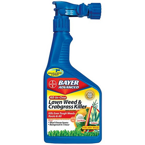 Bayer Advanced All-in-One Lawn Weed and Crabgrass Killer Power Sprayer
