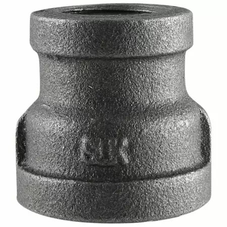 Southland Black Reducing Coupling 150# Malleable Iron Threaded Fittings 3/8 x 1/8