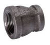 B & K Industries Black Reducing Coupling 150# Malleable Iron Threaded Fittings 2 x 3/4