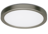 Eti Solid State Lighting 7.5˝ Flush Mount Ceiling Light With Integrated 2000k Nightlight – Brushed Nickel